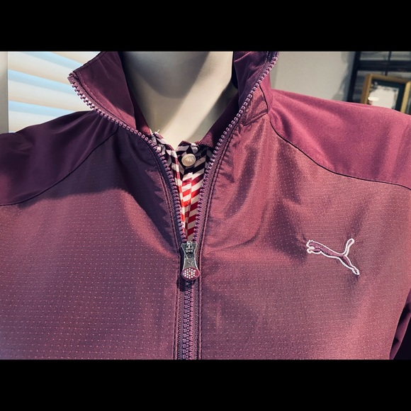 Puma Eggplant Golf  Jacket - Picture 5 of 13